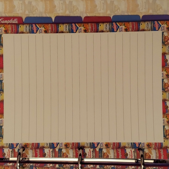 Campbell's Soup Recipe Keepsake Binder - Picture 7 of 12